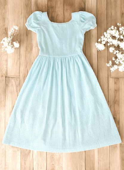 Girls Cotton Gingham Dress - CottyLand