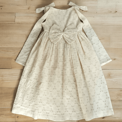 Girls Hakoba Embroidered Cotton Dress - CottyLand